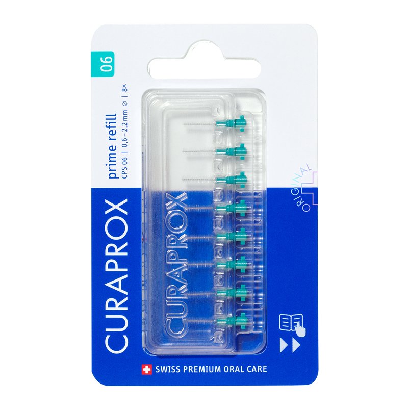 Curaprox CPS Prime Interdental 0.6mm Refill Pack 8s