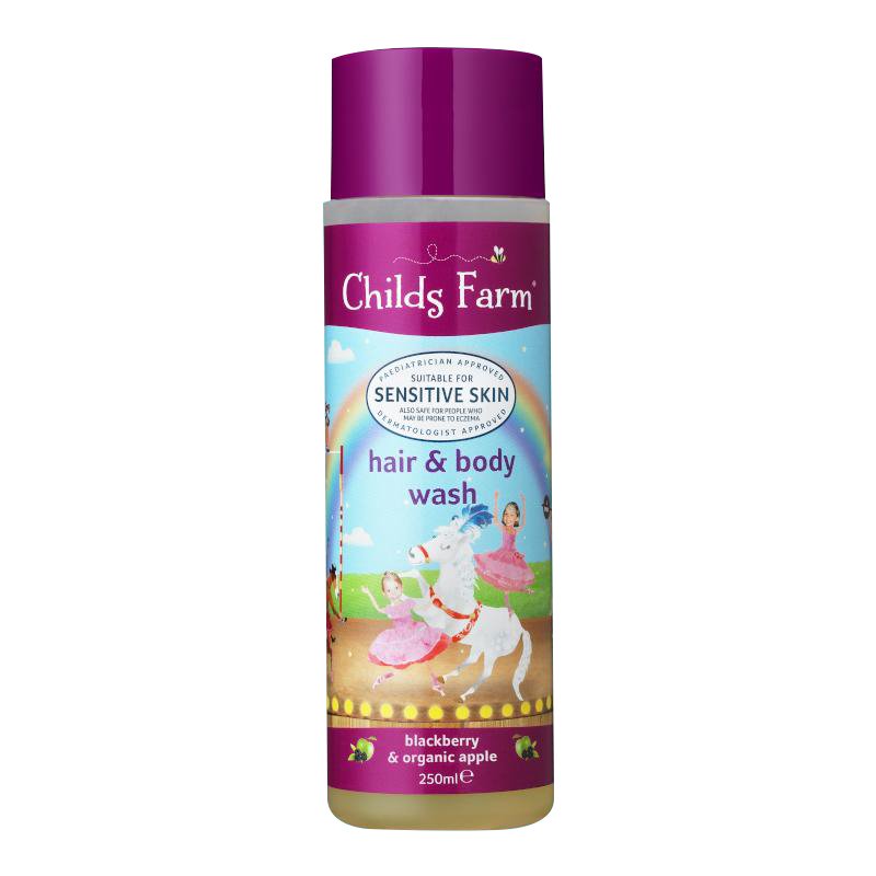 Childs Farm Blackberry And Apple Hair And Body Wash 250ml